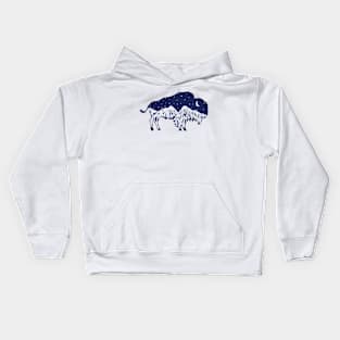 Snow Bison Kids Hoodie